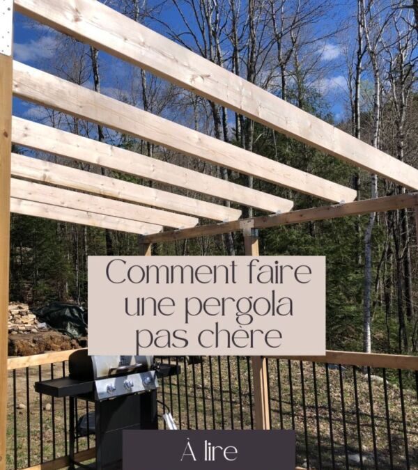 pergola bois fait maison