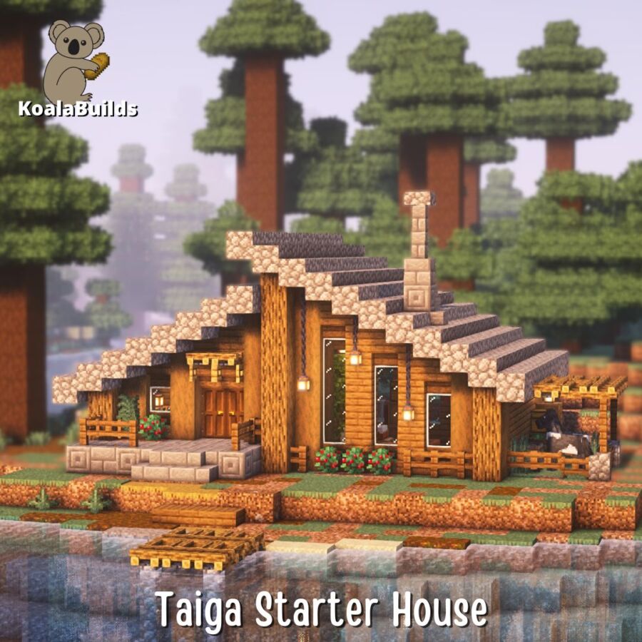 Architecture bois pour Minecraft