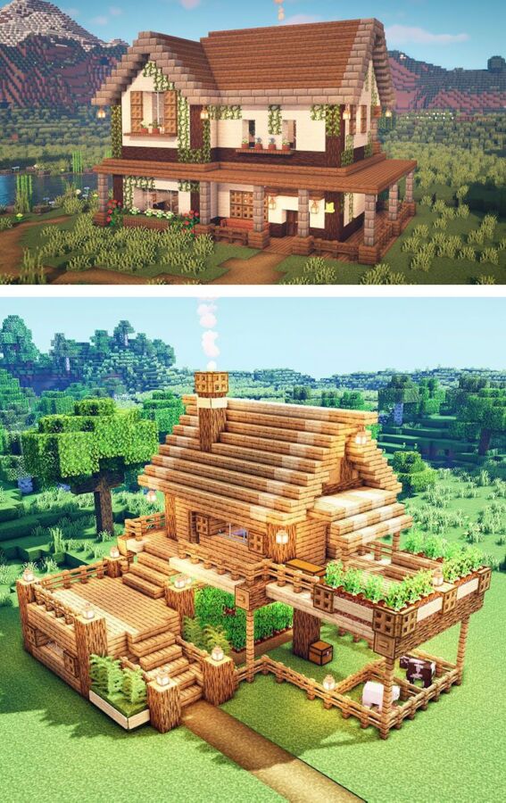 Design rustique Minecraft bois