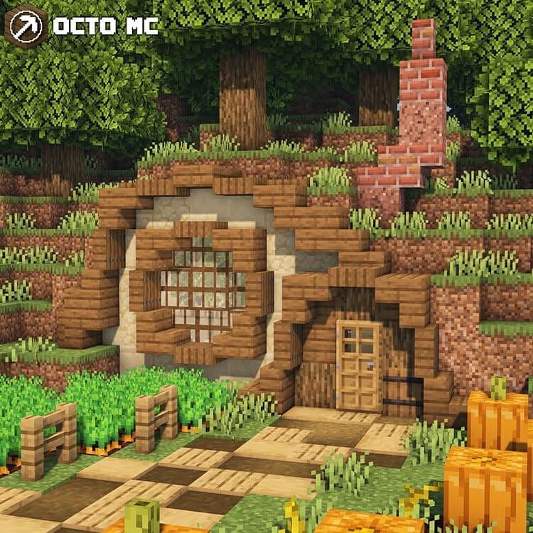 Design rustique Minecraft bois