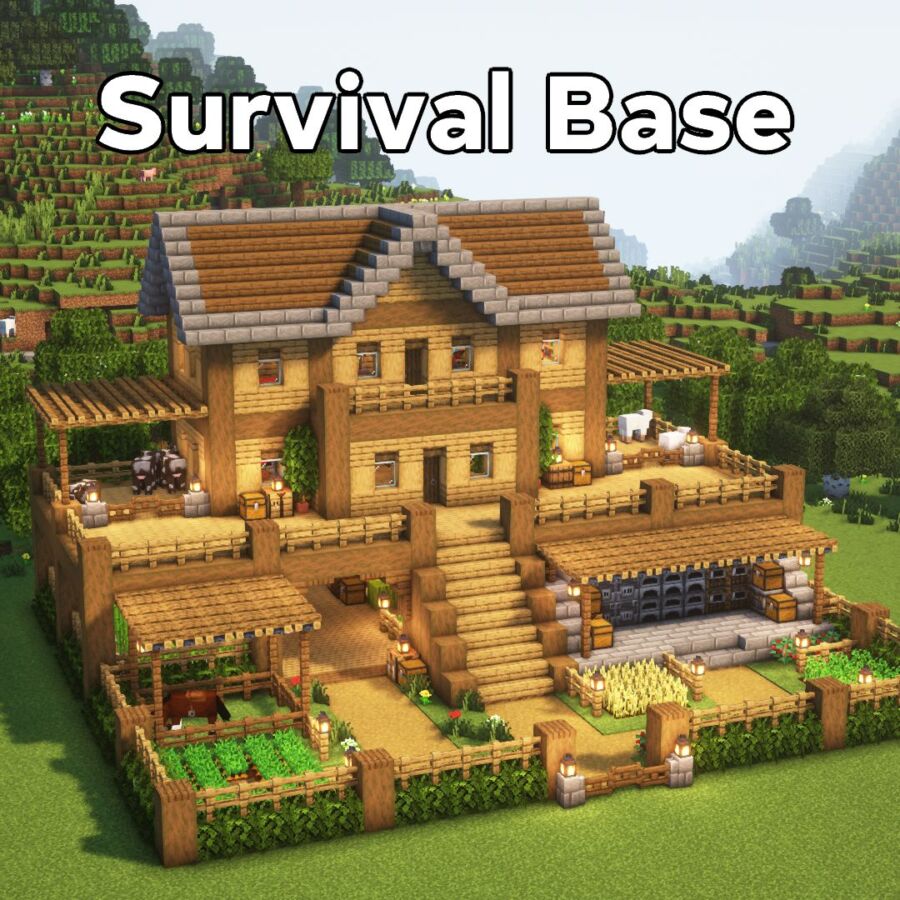 Architecture bois pour Minecraft