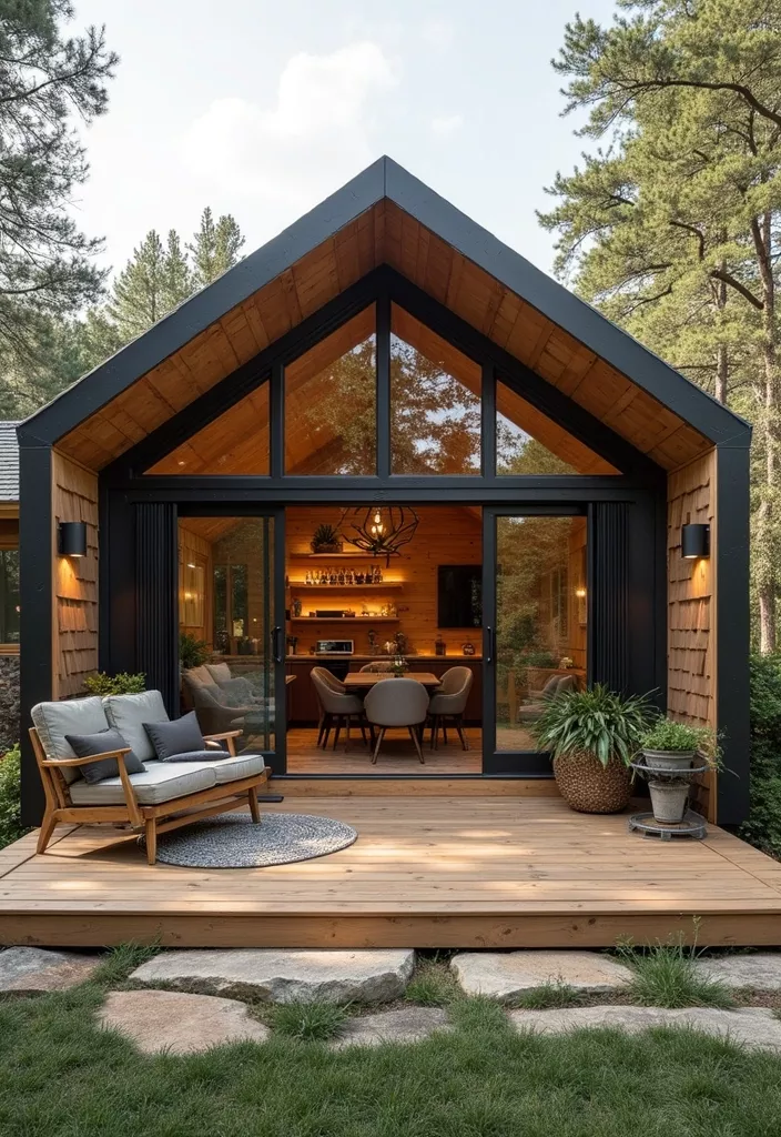 Maison en bois contemporaine