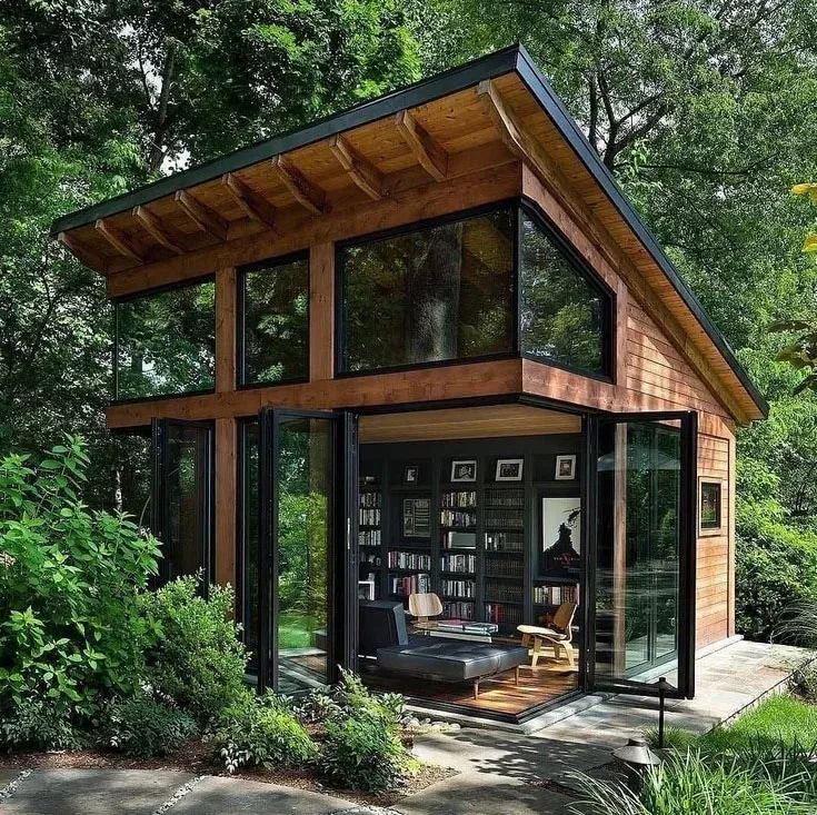 Maison en bois contemporaine