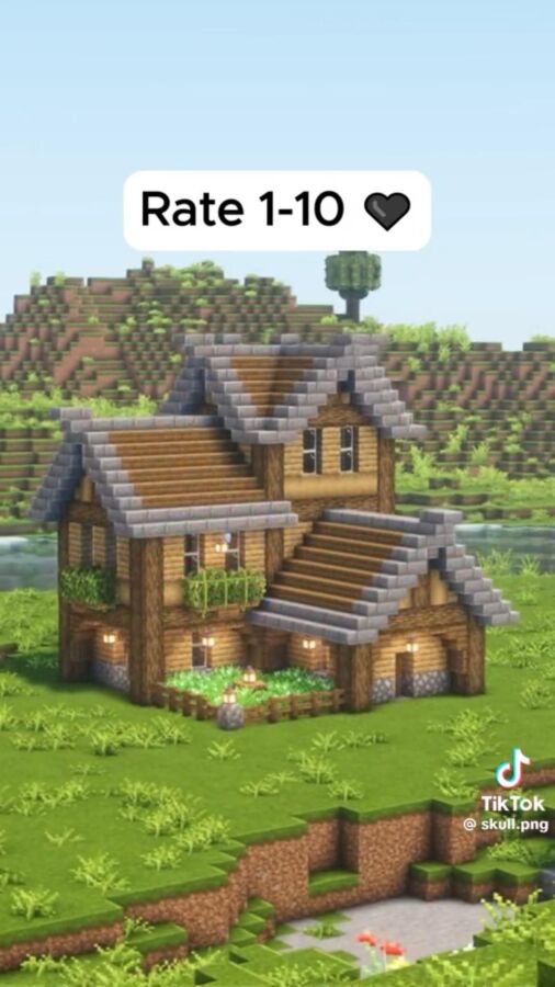 Design maison bois Minecraft