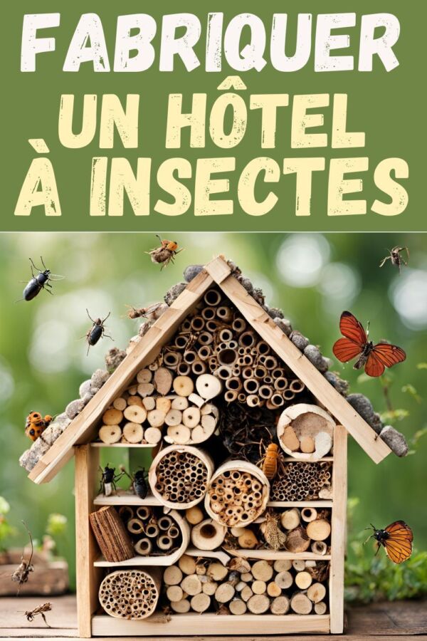 maison en bois pour insectes