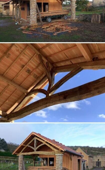 Ferme charpente en bois : Structure et solidité