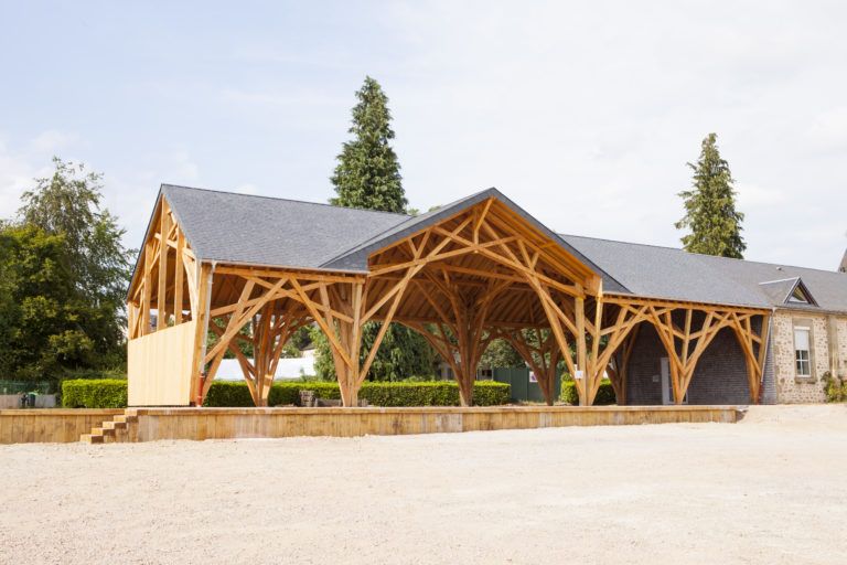 Conception ferme charpente bois