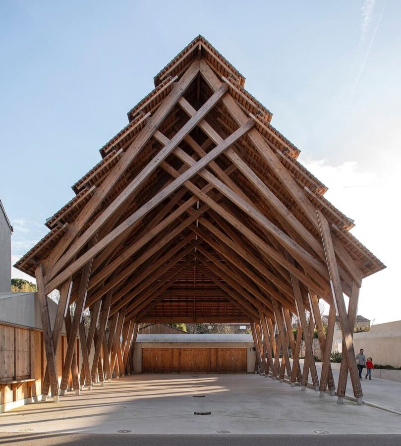 Conception ferme charpente bois