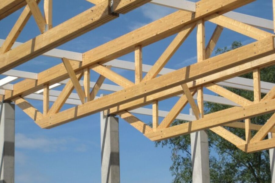 Charpente en bois durable