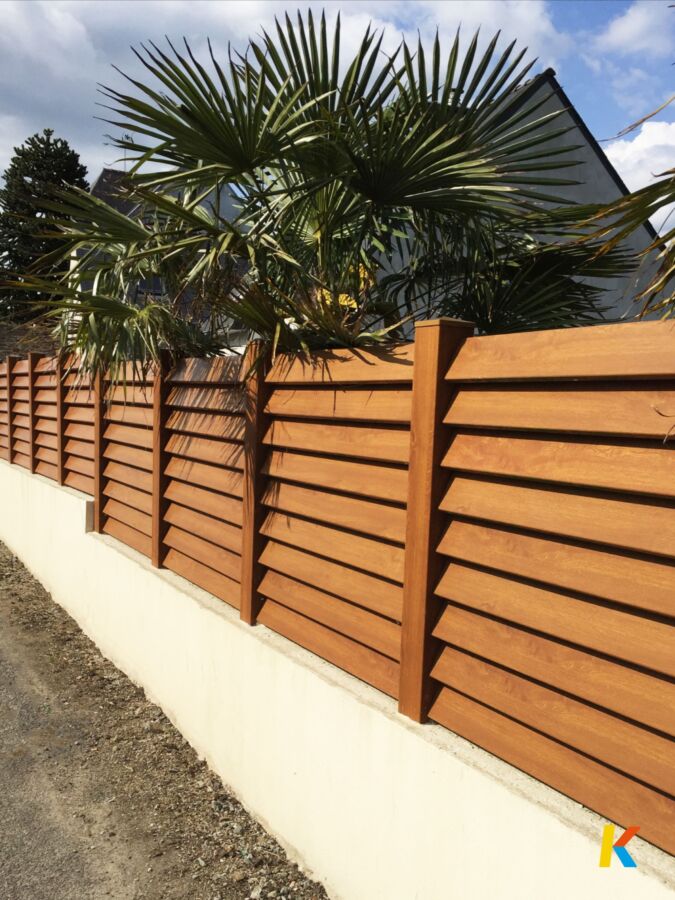 Barrière extérieure en bois