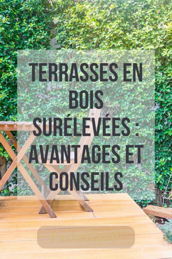 Espace de vie extérieur bois