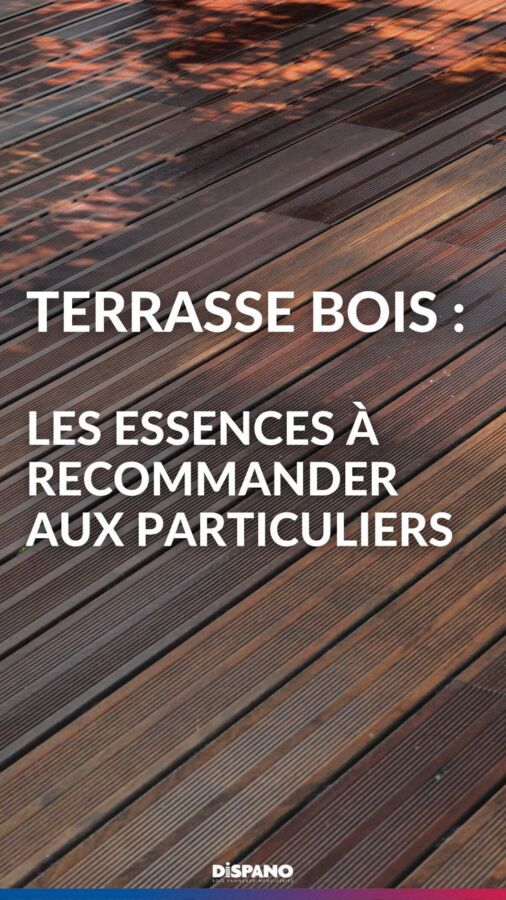 Espace de vie extérieur bois