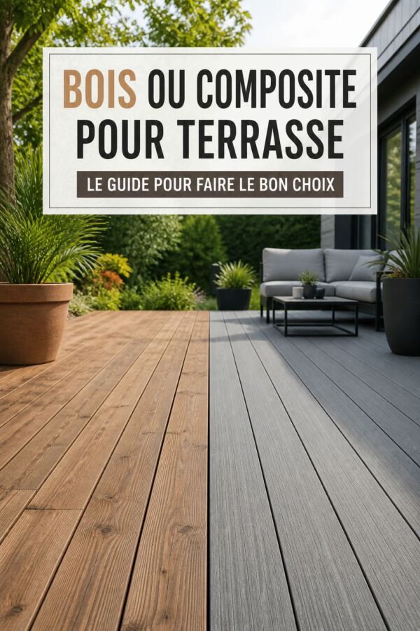 Espace de vie extérieur bois
