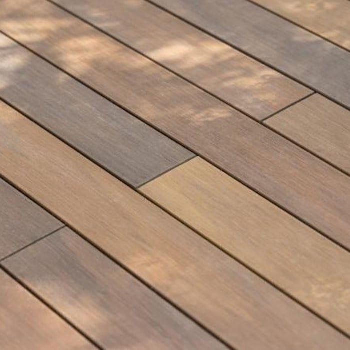 Terrasse en bois exotique