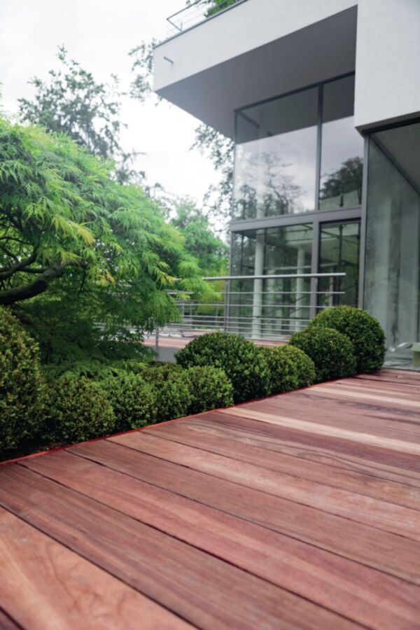 Élégance terrasse bois exotique