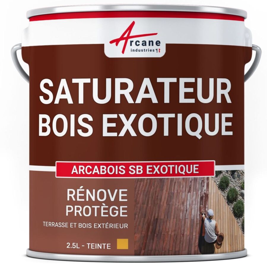 Traitement saturateur bois exotique