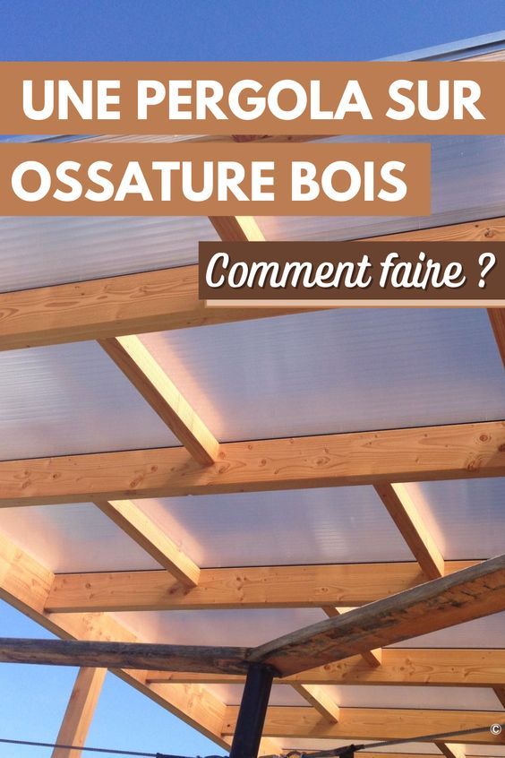 Pergola artisanale en bois