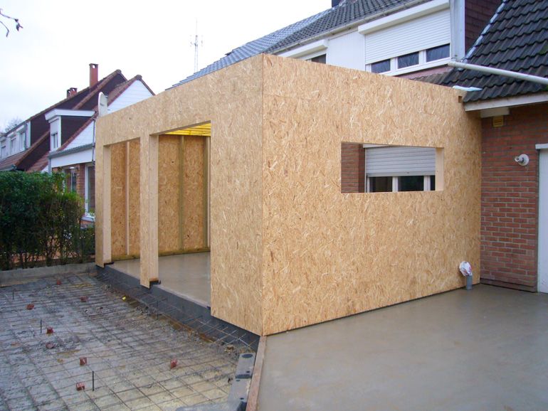 Projet agrandissement ossature bois