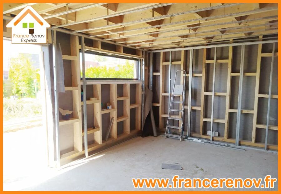 Extension bois moderne