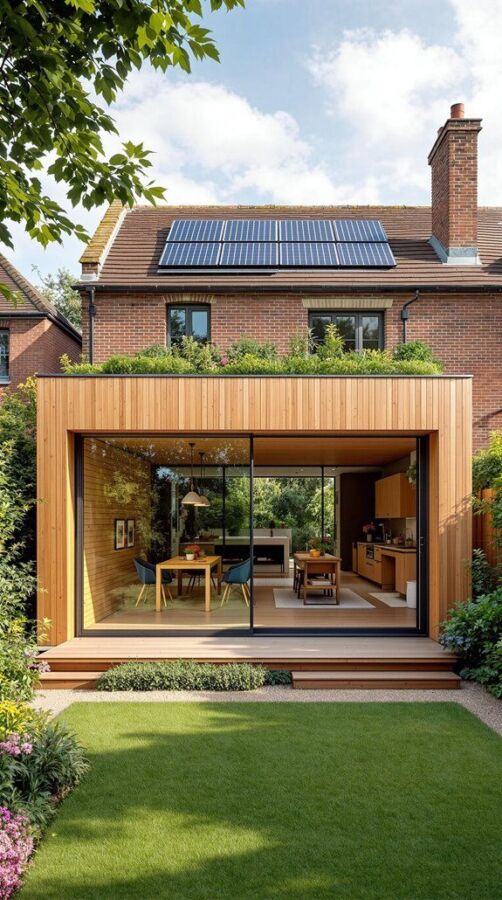 Extension maison ossature bois