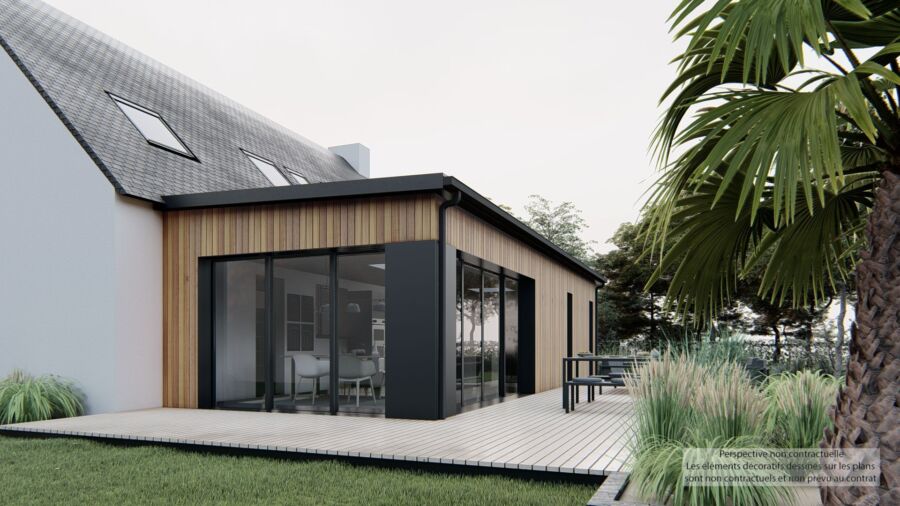 Kit d'extension bois maison