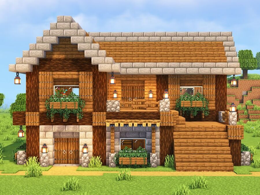 Construire une maison en bois dans Minecraft : guide complet
