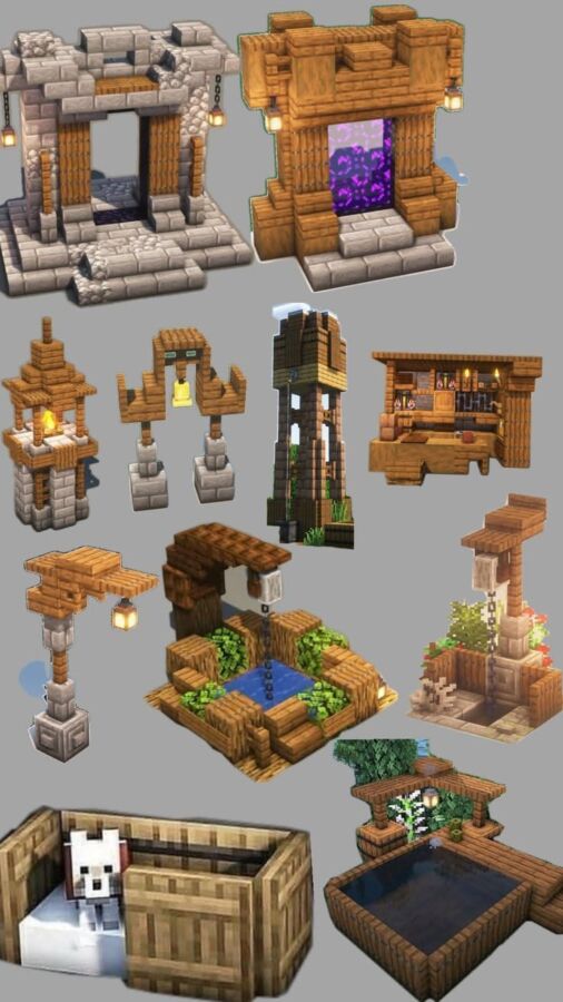 Astuces maison bois Minecraft