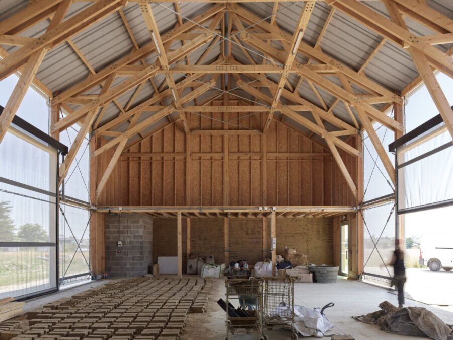Conception ferme charpente bois