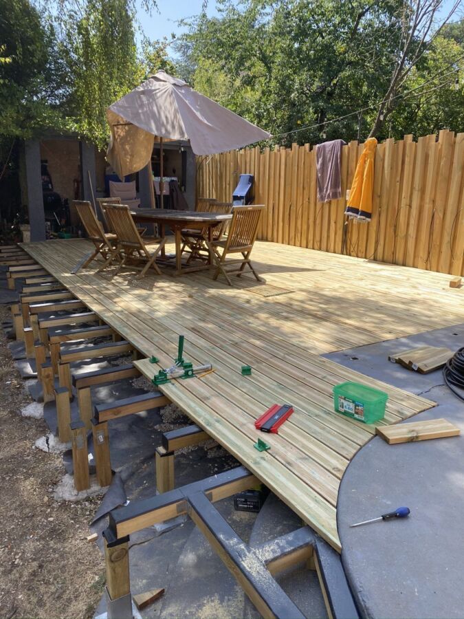 Projet terrasse bois réussi