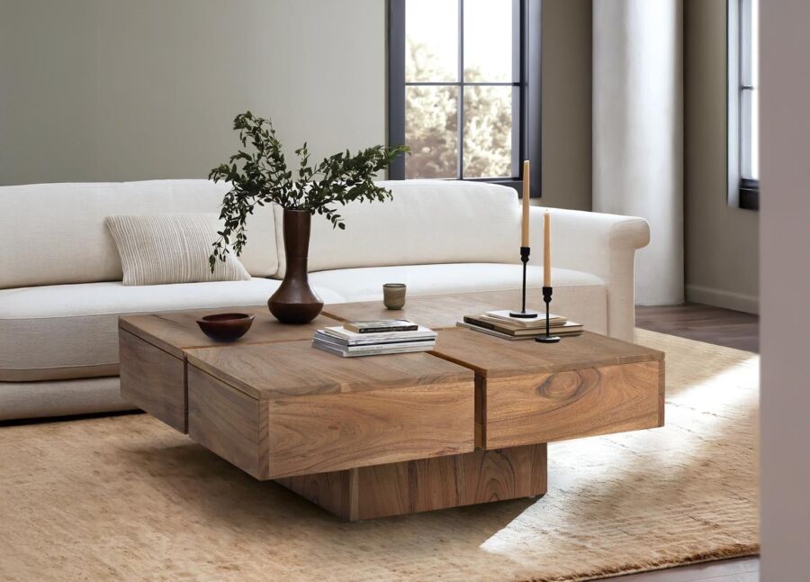 Table basse en bois élégante
