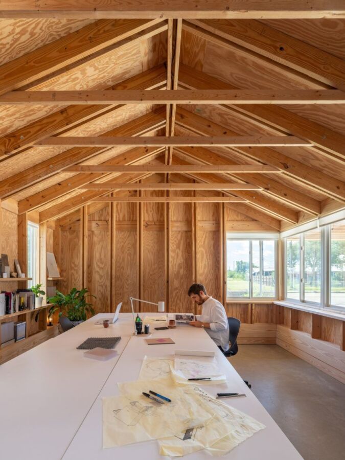 Structure ferme charpente bois