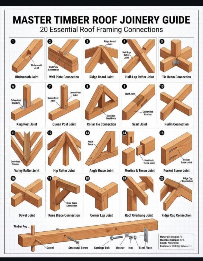 Guide assemblage charpente bois