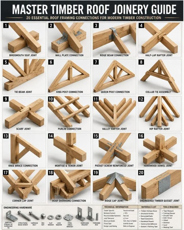 Guide assemblage charpente bois