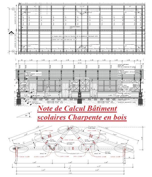 Dimensionnement bois de charpente