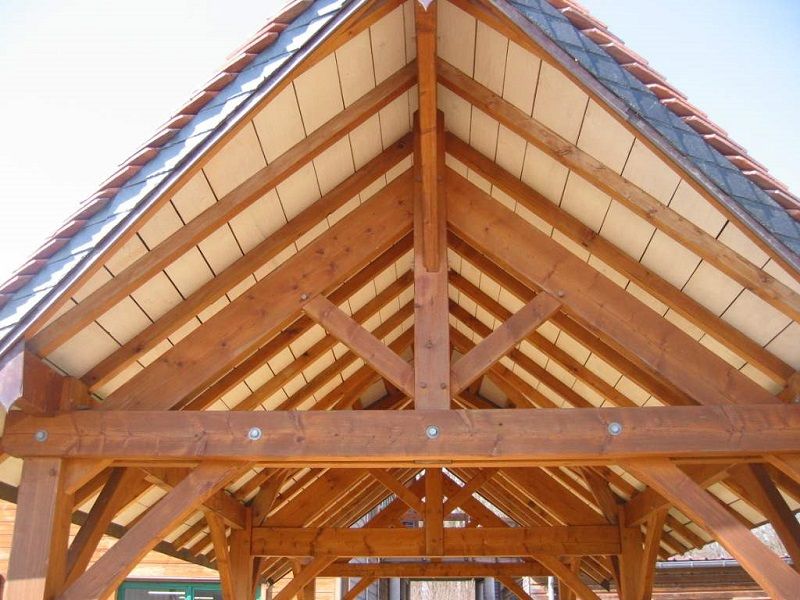 Charpente en bois durable