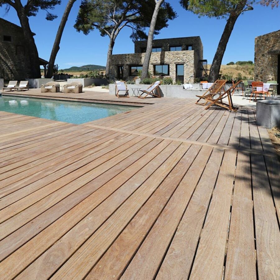 Lame terrasse bois tropical