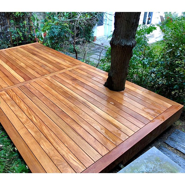 Lame terrasse bois tropical